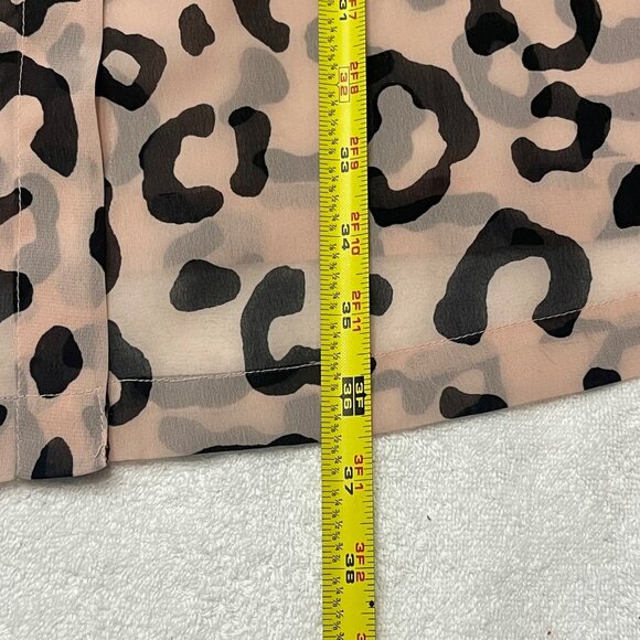 Jessica London Womens Leopard Print Button-Down Tunic Blouse Size 18W - Picture 13 of 15